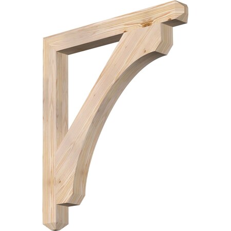 Ekena Millwork Legacy Craftsman Smooth Bracket, Douglas Fir, 3 1/2"W x 34"D x 38"H BKT04X34X38LEC04SDF
